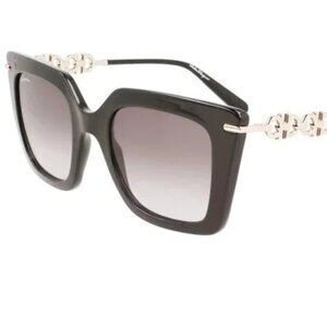 NEW Salvatore Ferragamo Sunglasses Black Smoke Gradient SF1041S 001 New in Box